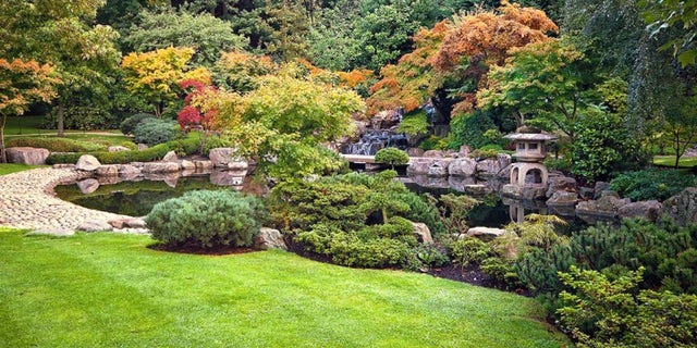 Kyoto Garden in Holland Park, London, UK