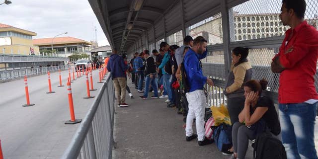 More than 50 undocumented Cuban migrants are stranded in Nuevo Laredo, Mexico.