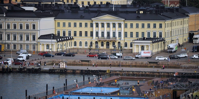 The presidential palace in Helsinki is the site of the historic talks