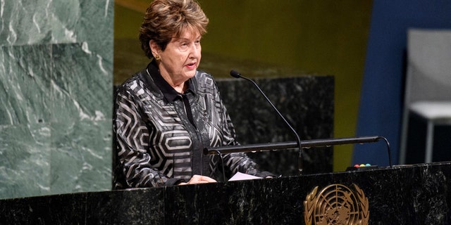 Eva Lavi is the youngest person saved by the legendary Schindler, who is credited with saving the lives of at least 1,200 Jews during the Holocaust. Now, at 81 years old, she stood proudly at the iconic General Assembly green and black marble podium to address the General Assembly's tribute to the victims and survivors of that dark period in human history.