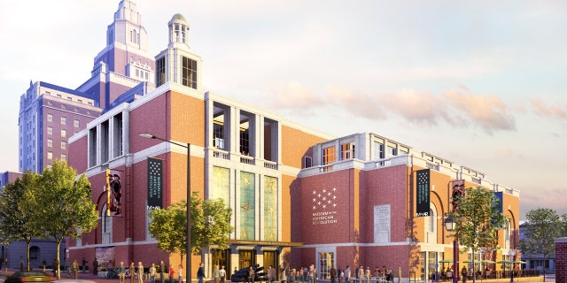 A rendering of the Philadelphia's new museum.