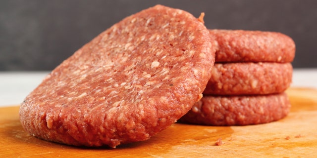 Raw Burger Beef Patty