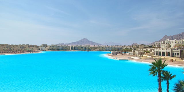 The Crystal Lagoon in Sharm El Sheikh, Egypt is the Guinness World Record holder for the largest lagoon in the world.