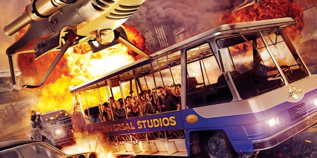 The new "Supercharged" ride involves the popular movie characters.