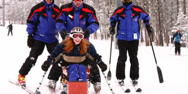 Adaptive skiing with the whole family at Breckenridge Outdoor Education Center.
