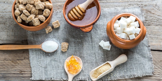 Different types and forms of sugar