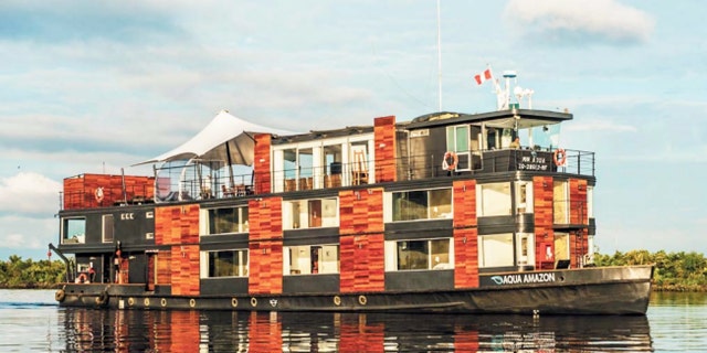 The 12-suite, 24-passenger river cruise vessel Aqua Amazon was recently renovated in 2015.