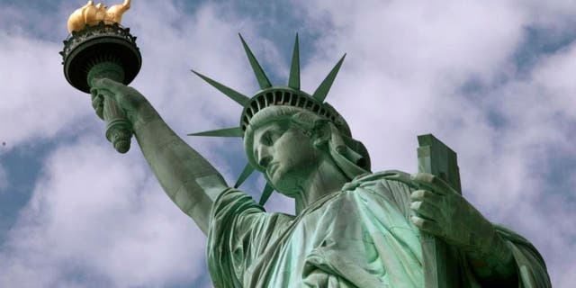 The Statue of Liberty is seen in New York Harbor, June 2, 2009. (Associated Press)