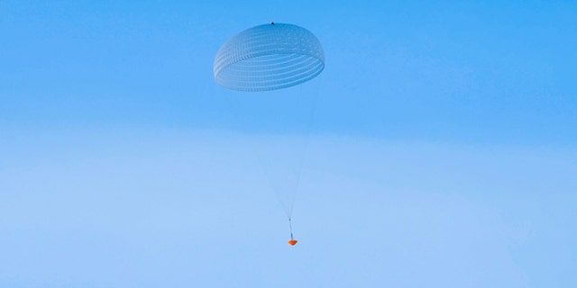 A prototype for a giant 115-foot (35 meters) parachute for the European Space Agency's ExoMars rover has passed its first drop test from a helicopter.