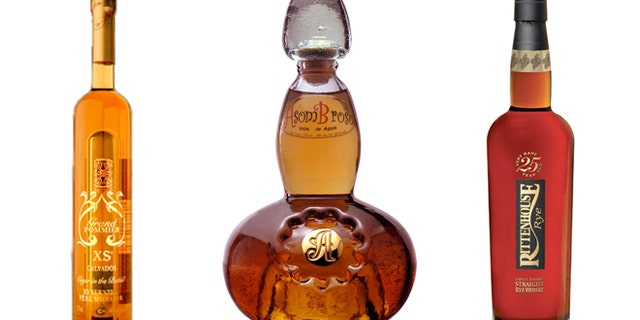 Pere Magloire Grand Pommier XS Calvados, AsomBroso 11-Year-Old Anejo Tequila and Rittenhouse Very Rare 25-Year-Old Single Barrel Rye are among the best liquor money can buy.