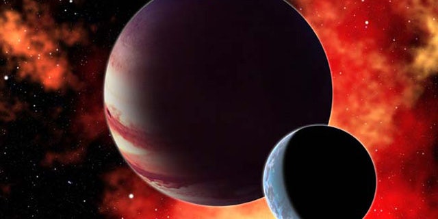 This artist's conception shows a hypothetical gas giant planet with an Earth-like moon similar to Pandora in the movie Avatar. New research shows that the James Webb Space Telescope will be able to study the atmosphere of such planets and detect key gases like carbon dioxide, oxygen, and water.