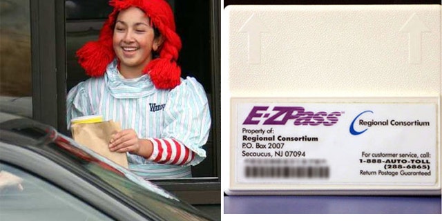 iDriveThru lets customers pay for fast food using the same technology some people pay for tolls.