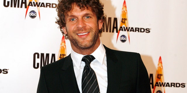 Nominee Billy Currington arrives at the 43rd annual Country Music Association Awards in Nashville Nov. 11, 2009.