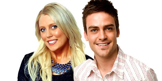 Undated publicity photo of 2 Day FM radio presenters Mel Greig, left, and Michael Christian.