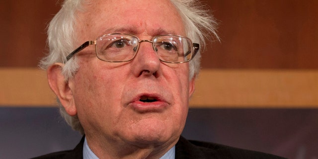 FILE - In this Dec. 6, 2012 file photo, Sen. Bernie Sanders, I-Vt. speaks on Capitol Hill in Washington. The veterans bill vote could put Senate Republicans in the uncomfortable position of saying no to a politically powerful constituency during an election year. Sen. Bernie Sanders, the bill’s author and the chairman of the Senate Committee on Veterans Affairs, has gained the endorsement of myriad veterans groups to generate momentum for his bill, which the panel says would cost $21 billion over 10 years. (AP Photo/Jacquelyn Martin, File)