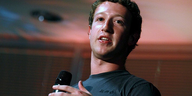 Aug. 18: Facebook founder and CEO Mark Zuckerberg speaks during a news conference at Facebook headquarters in Palo Alto, California.
