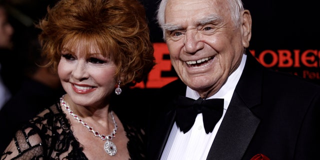 Oct. 11, 2010: Cast member Ernest Borgnine, right, and his wife, Tova, arrive at a special screening of the film "Red" in Los Angeles.