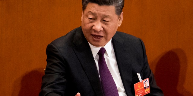 Chinese President Xi Jinping talks to leaders after being formally re-elected to a second term. The Senate is working on a bill called the Endless Frontier Act, which is aimed at helping the U.S. battle China in technology, manufacturing and other economic fronts. 