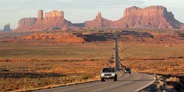One of the original highways in the U.S., Route 66 stretches from Chicago to Santa Monica.