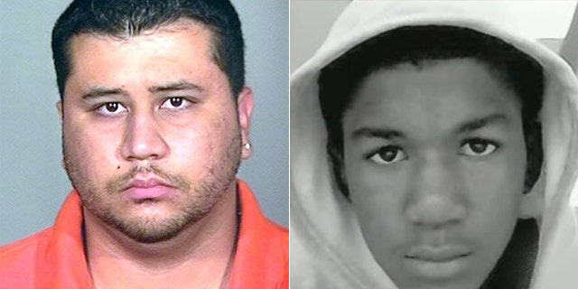 George Zimmerman, seen at left in a prior booking photo, says he shot and killed Trayvon Martin, an unarmed 17-year-old, in self defense.