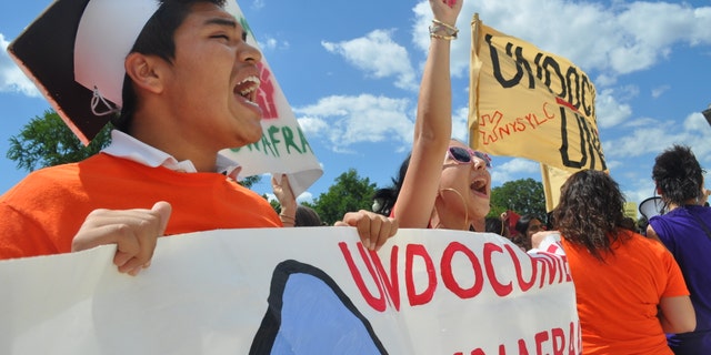 Over 250 so-called DREAMers, or undocumented youth who have been brought into the United States illegally by their parents, gathered Monday at the Lutheran Church of the Reformation, just steps away from the nation’s Capitol building for the annual DREAM Act Graduation 2012. They went on to march and protest outside of the Supreme Court of the United States.