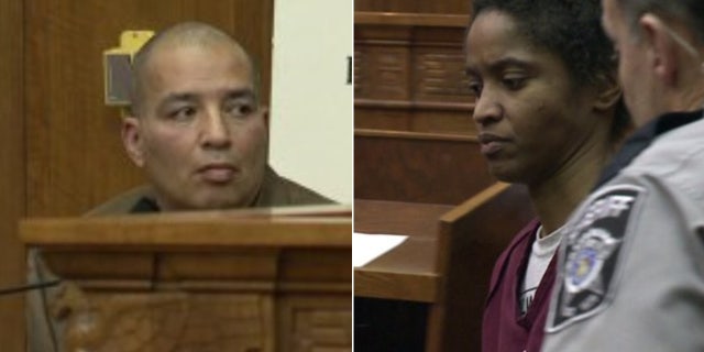 A Milwaukee judge granted exclusive custody of a young girl’s body to her estranged father, Michael Krouser (left), over the girl’s mother, Azlyza Ababneh (right), who is implicated in her death.