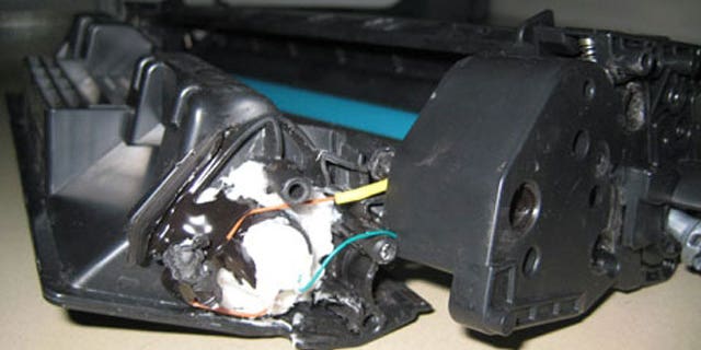 Oct. 30: Parts of a computer printer with explosives loaded into its toner cartridge was transported on a cargo plane from Yemen to Dubai.