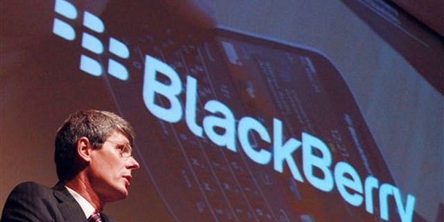 July 10, 2012: Thorsten Heins, President and CEO of Research in Motion (RIM), speaks at the company's Annual General Meeting, less than two weeks after announcing disappointing financial results, deep job cuts and the latest delay in its BlackBerry 10 software,  in Waterloo, Ontario.