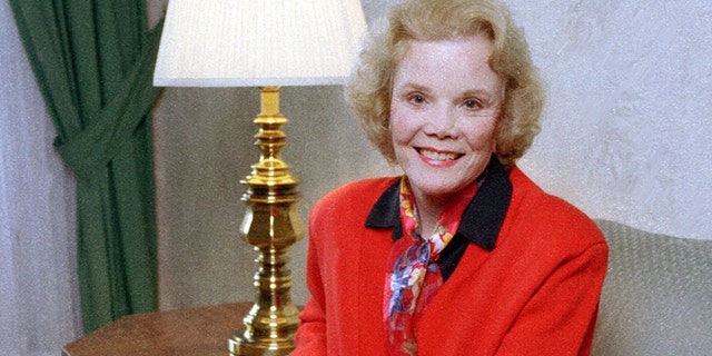 Nanette Fabray, seen in the above file photo from 1997, passed away Thursday at the age of 97, her son confirmed to media outlets.