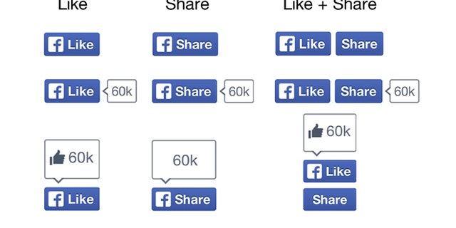 Facebook announced a new look for their Like and Share buttons.