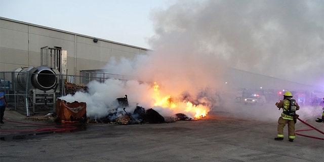 The Austin Fire Department said they responded to a Texas factory “not once, but twice” over the course of three days after boxes of tortilla chips triggered the blazes.