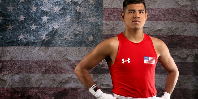 Boxer Carlos Balderas poses for a portrait at the 2016 Team USA Media Summit at The Beverly Hilton Hotel on March 9, 2016 in Beverly Hills, California. (Photo by Sean M. Haffey/Getty Images)