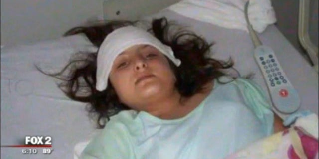 Faith DeGrand was left partially paralyzed in after undergoing surgery to correct scoliosis eight years ago.
