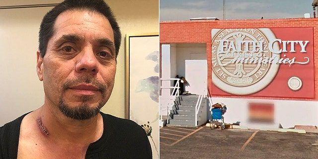 Tony Garces, who disarmed a gunman at the Faith City Mission, was shot after police arrived.