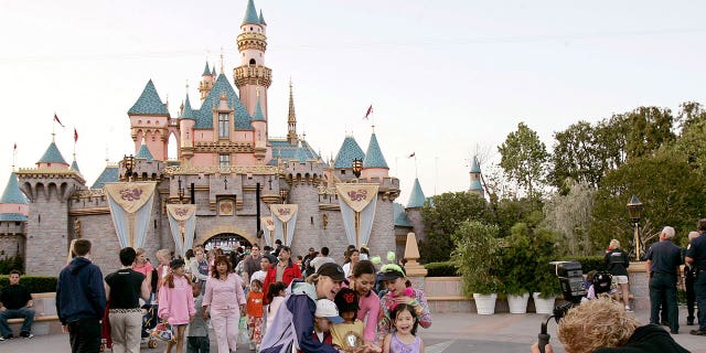 Disneyland park-goers got pooped on by an overhead flock of geese.