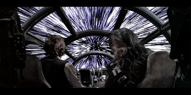 Han Solo and Chewbacca punch the hyperdrive in "Star Wars" to go light speed. Why don't we have a real one yet?