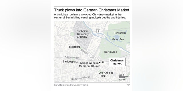 The Christmas market where the truck attack happened.