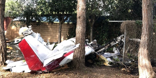 Ian Gregor, spokesman for the FAA, said that the plane caught fire after it crashed into a shed. He confirmed the plan, a Van's RV-6A aircraft, was home-built.