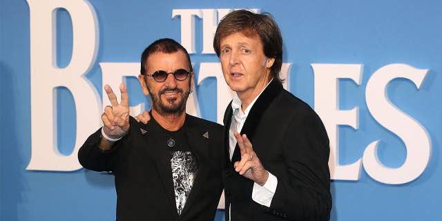 Ringo Starr and Paul McCartney reunited in London for a new Beatles documentary