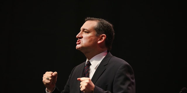 WAUKEE, IA - APRIL 25: Senator Ted Cruz (R-TX) speaks to guests gathered at the Point of Grace Church for the Iowa Faith and Freedom Coalition 2015 Spring Kickoff on April 25, 2015 in Waukee, Iowa. The Iowa Faith &amp; Freedom Coalition, a conservative Christian organization, hosted 9 potential contenders for the 2016 Republican presidential nominations at the event. (Photo by Scott Olson/Getty Images)