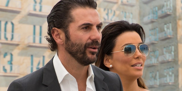 Jose Antonio Baston and Eva Longoria in a May 2014 file photo.