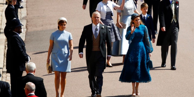 Princess Beatrice and Princess Eugenie opted for decidedly more conservative hats than those they sported to the Duke and Duchess of Cambridge's 2011 wedding.