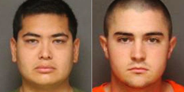 Police arrested Frank Felix, left, and Joshua Acosta in connection with the killings.