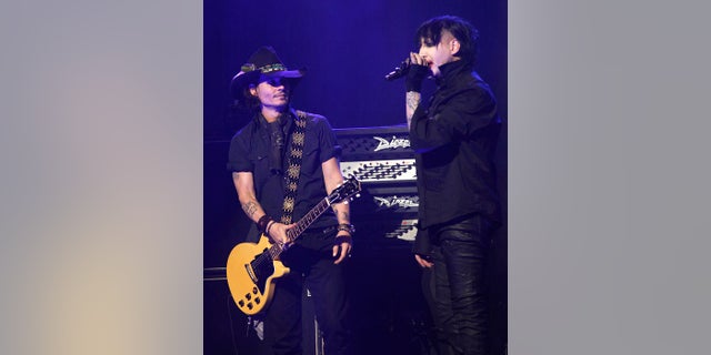 Johnny Depp and Marilyn Manson grew close after the actor appeared in two of the musician’s music videos.