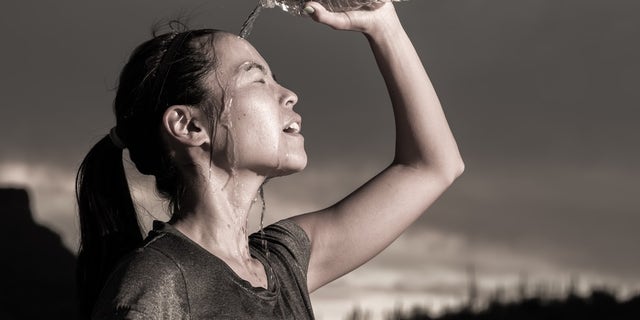 Heat exhaustion can be reversed if a person experiencing heat-illness symptoms cools off, say by pouring cool water on their body.