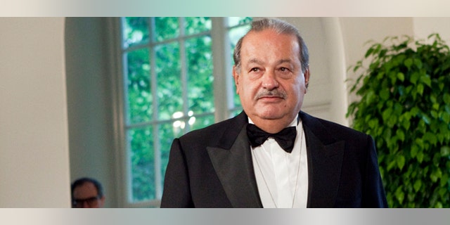 Carlos Slim at the White House for a state dinner May 19, 2010 in Washington, DC.