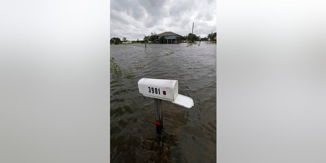 A neighborhood in Big Lake, La., flooded after Tropical Storm Cindy hit the area on Thursday, June, 22, 2017.