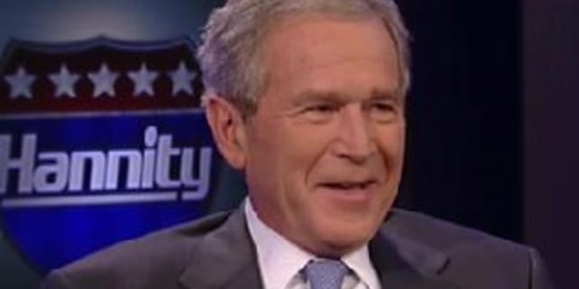 Former President George W. Bush in an interview with Fox News's Sean Hannity November 9, 2010. (FOX News)