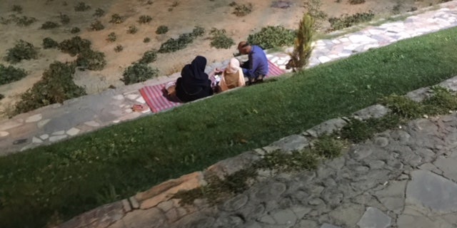 Iranians routinely gather on (and under) the famed bridges of Esfahan do social gatherings.