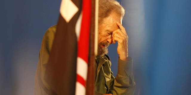 Cuban leader Fidel Castro in a July 26, 2006 file photo.